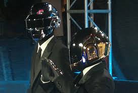 Daft punk's secretive stage presence began in the nineties, when they wore black bags over their heads during performances. Daft Punk Wikipedia