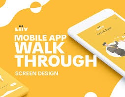 Kookmin Bank Cambodia S Liiv App Walkthrough Screen On Behance In 2020 Screen Screen Design App