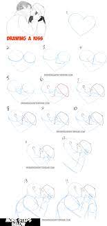 If you want to make the couples look way more passionate, follow this drawing tutorial. How To Draw Romantic Kisses Between Two Lovers Step By Step Drawing Tutorial How To Draw Step By Step Drawing Tutorials