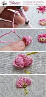 Pictures i took of some flowers in laredo tx. Loopy Flower Embroidery Tutorial Silkribbonembroiderystitches Ribbon Embroidery Embroidery Tutorials Embroidery Flowers Pattern
