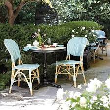 Paris Bistro Side Chairs Set Of Two Frontgate Patio Decor Paris Bistro Bistro Furniture