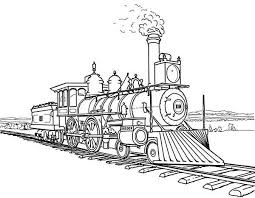 Indeed, even coloring is considered by experts to have therapeutic effects on the individual. Amazing Steam Train On Railroad Coloring Page Color Luna