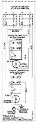 Our furnace thermostat failed after an adjacent water heater installation. Wiring Diagram For Water Heater