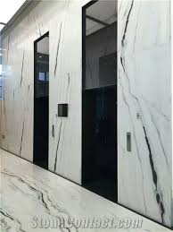 panda white marble slab tile for