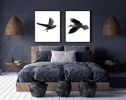 Bird Print Set Of 2bird Prints Wall Setphotography Etsy Interior Design Bedroom Bedroom Interior Bedroom Decor