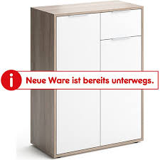 Vidaxl wand schubladenregal weiß sonomaeiche spanplatte wandschrank wandregal. Vicco Sideboard Napoli Kommode Schrank Weiss Sonoma Eiche Tv Anrichte Highboard Online Kaufen Bei Netto