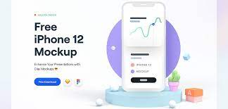 Download Free Figma Iphone 12 Clay Mockup Figmacrush Com