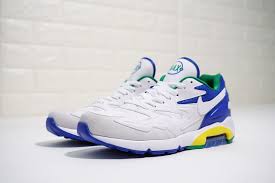 耐吉nike air max 180 og 巴西配色男子運動鞋 白藍綠黃 nike shoes air max nike air max nike air