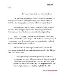 Sample letter asking for a reference. Severance Agreement And General Release Download Pdf Agreements Org