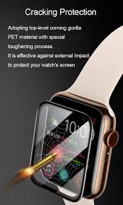 Waterproof Screen Protector For Apple Watch 5 4 3 38mm 40mm 44mm 42mm Not Tempered Soft Glass Film For Iwatch 4 5 6 Se Watch Screen Protectors Aliexpress