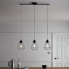 I'm not so worried about power consumption but most about quality of light. Smertrio Matt Black 3 Lamp Pendant Ceiling Light Diy At B Q