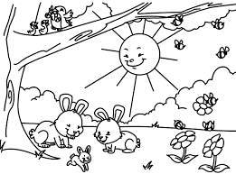 Spring nature pictures for kids. Spring Coloring Pages Best Coloring Pages For Kids