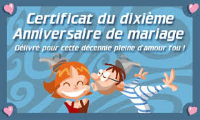 Avec internet tout devient plus facile, vous pouvez souhaiter un anniversaire simplement en envoyant une invitation d'anniversaire par mail ou sur les réseaux sociaux. Carte 10 Ans De Mariage Cybercartes Com