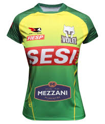 Tifanny vai vestir a camisa do osasco na próxima temporada ponteira é a primeira atleta trans a jogar em um campeonato de alto nível no brasil Camisa De Volei Do Sesi Bauru Brasil S N Feminina