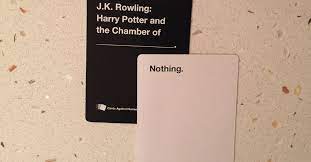 Each round, one player asks a question from a black card, and everyone else answers with their funniest white card. Cards Against Humanity Sells Nothing On Black Friday Makes 71 000 Spends It Immediately Vox