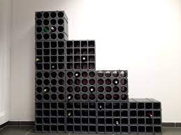Haz realidad los proyectos de tu hogar al mejor precio. Casier 16 Bouteilles Polystyrene Effet Beton Cire Leroy Merlin