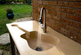 how to hook outdoor kitchen sink drain