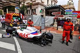 Mick schumacher appeared to be in tears after crashing out of practice for the monaco grand prix. Schumacher Misses Monaco Qualifying After Practice Crash The Race