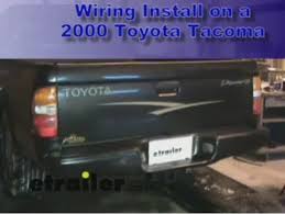 On this app we recommend many categories about vehicle wiring diagrams this. Trailer Wiring Harness Installation 2000 Toyota Tacoma Video Etrailer Com