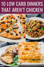 10 Simple Low Carb Dinners That Aren T Chicken Low Carb Dinner Low Carbohydrate Recipes Chicken Diet
