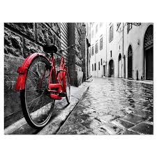 Floral bicycle prints are pretty and uplifting and will look great in any room! Vintage Bicycle Wall Art Wayfair
