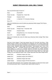 Surat perjanjian jual beli merupakan sebuah surat yang dibuat oleh seorang penjual dan pembeli untuk menjelaskan hak dan kewajiban yang tidak boleh dilanggar oleh kedua belah pihak dalam suatu urusan jual beli. Surat Perjanjian Jual Beli Tanah Jl Malijo By Ririi Sayankk Agni Issuu