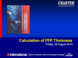Calculation Of Pfp Thickness Ppt Video Online Download
