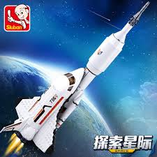 Bolak balik angkasa buran (bahasa rusia: Pesawat Ruang Angkasa Stasiun Pesawat Ruang Angkasa Roket Pesawat Ulang Alik Model Bata Astronot Blok Bangunan Pencipta Kedirgantaraan Mainan Edukasi Untuk Anak Anak Blok Aliexpress