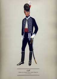 7 Rgt Queen S Own Light Dragoons Ufficiale 1798 British Uniforms Century Uniforms British Army