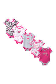 Betsey Johnson Bodysuit Pack Pack Of 5 Baby Girls Hautelook