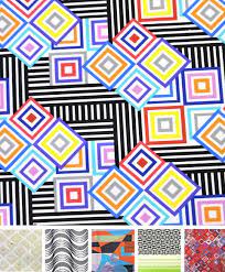 Abstract shapes are human made. New Textile Trend Modern Art Textile Designers Find Inspiration In Modern Art Motifs From Abstract Designs To Modern Art Geometric Pattern Abstract Design