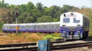 Bullet Train Look Alike Demu Of Konkan Railway Train Railway Indian Railways
