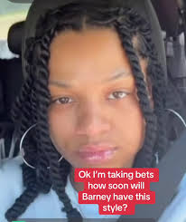 Barney and Akira Natural Hair