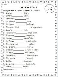 Le Verbe Etre Activites Learn French French Learning Activities French Education