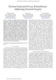 According to the election commission of malaysia, there are six steps for the general election in malaysia. Pdf Election Fraud And Privacy Related Issues Addressing Electoral Integrity