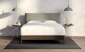 Looking for the perfect queen bed to complete your bedroom? Casper Repose Wooden Bed Frame With Headbord Casper