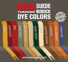 Color Chart Tarrago Suede Nubuck Dye Tarrago