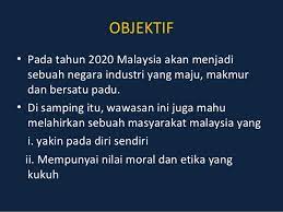 Wawasan 2020 ialah sebuah wawasan kerajaan tun dr mahathir mohamad, perdana menteri malaysia yang keempat ketika merangka rancangan malaysia keenam pada tahun 1991, yang bertujuan untuk meningkatkan malaysia menjadi sebuah negara perindustrian dan negara maju. Dasar Wawasan 2020