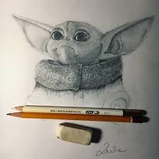 See more ideas about drawings, pencil drawings, portrait drawing. Baby Yoda Me Pencil 2020 Drawing