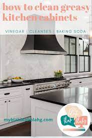Allow it to sit for five minutes and then gently scrub. How To Clean Greasy Kitchen Cabinets Vinegar Baking Soda Cleaning Wrappedinrust Com Clean Kitchen Cabinets Baking Soda Cleaning Kitchen Cabinets