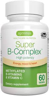 The best vitamins supplements contain beneficial active ingredients that boost users' health status and wellbeing. Amazon Com Super B Complex Methylated Sustained Release B Complex Vitamin C Folate Methylcobalamin Vegan 60 Small Tablets Health Personal Care