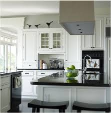 Off white cabinetry in maple wood door style kitchen remodel. Decorating With Black White Centsational Style Black Appliances Kitchen Kitchen Inspirations Kitchen Design