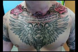 Wing Chest Tattoos For Men Lion Face Jpg 1200 800 Tatuajes Brazos Diferentes Estilos
