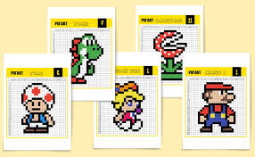 Le Celebre Mario Bros En Pixel Art Un Jour Un Jeu Pixel Art Mario Bros Pixel Art Mario