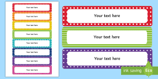 Label template & file conversion. Editable Tray Labels Gratnell Trays Back To School