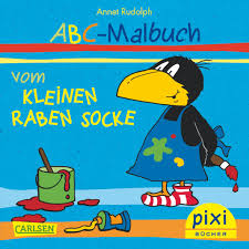 Pixi 1743 Abc Malbuch Vom Kleinen Raben Socke Carlsen