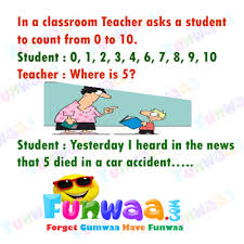 The student wrote 5 and stopped. English Jokes Sms English Picture Short Funny English Jokes