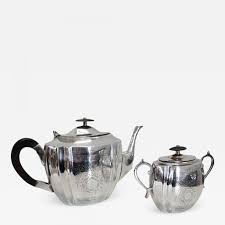 19th Century American Silver Plate Tea Set Mark Royal Family