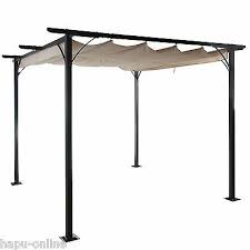 3x3 M Pavillon Garten Pergola Sonnenschutz Terrassen Uberdachung Sonnensegel Mal Ebay In 2020 Garten Pavillon Sonnenschutz Terrasse Pergola