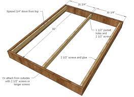 Queen Size Bed Frame Diy